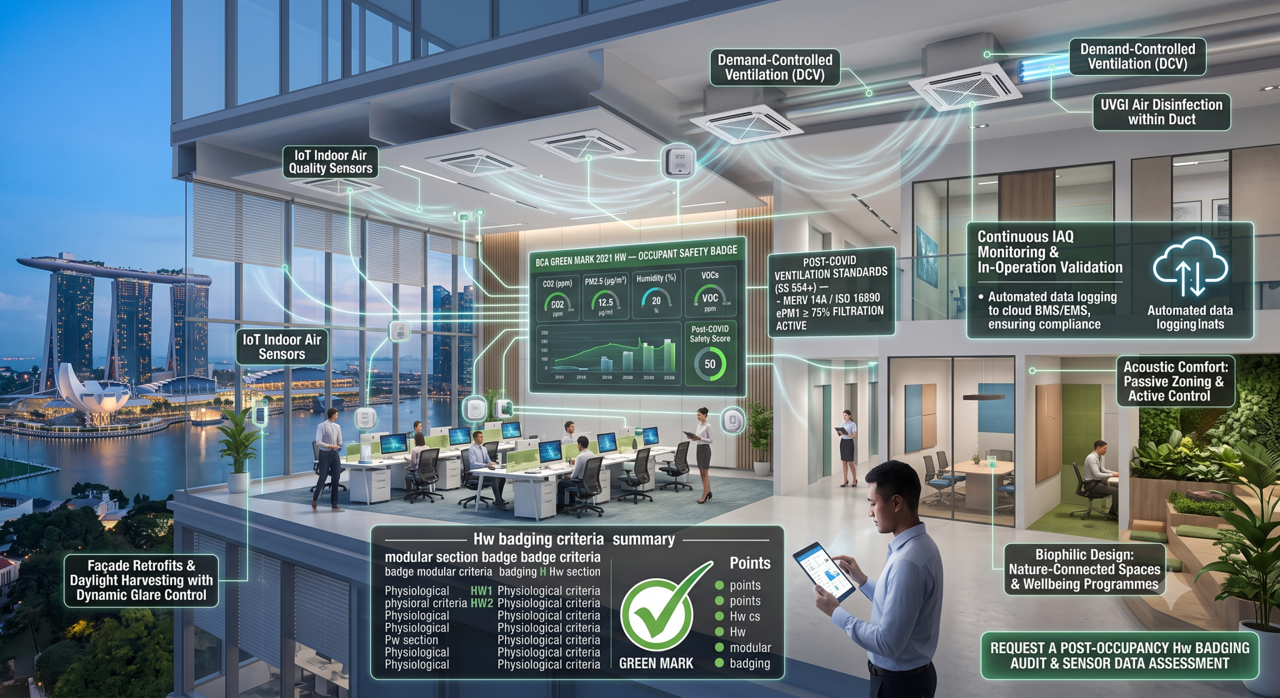 The Post-COVID Office: Breathing Life into Singapore’s Green Buildings via Green Mark Hw