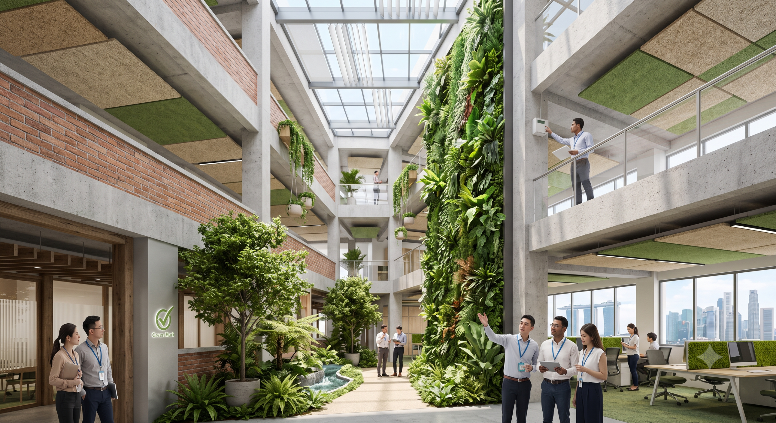 Beyond Energy: How Light, Sound, and Nature are Driving Green Mark Value in Existing Buildings
