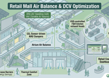 The Retail Mall | Energy Trap: How to Pass Green Mark Re-Certification Despite Open-Door Entrances & Heavy F&B Exhaust