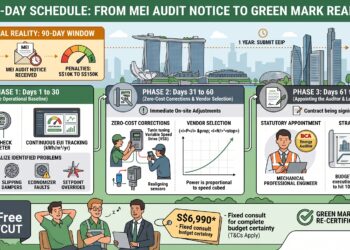 The 90-Day Schedule: From MEI Audit Notice to Green Mark Readiness