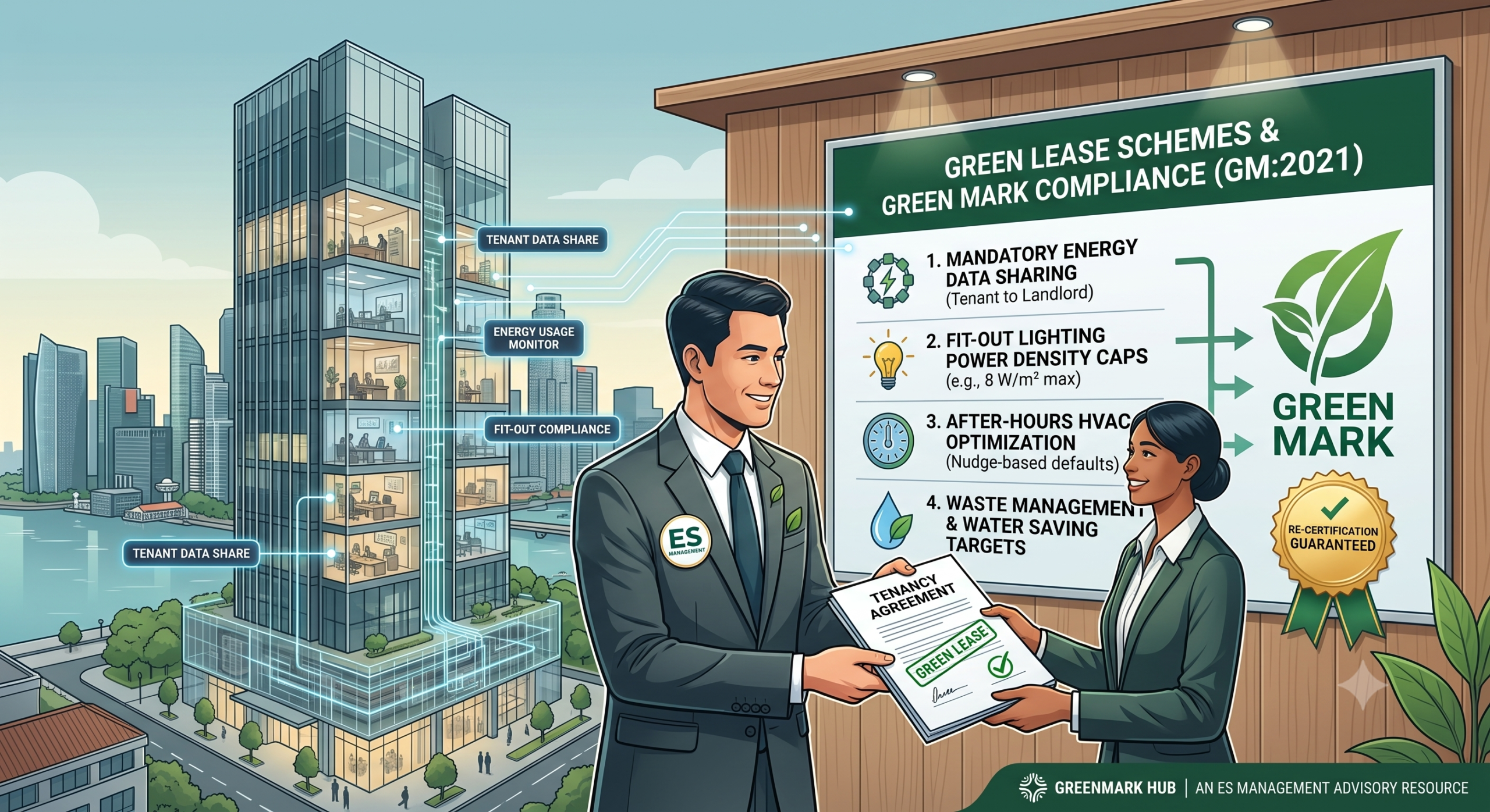 How Singapore Landlords Use Tenant Agreements to Guarantee Green Mark Recertification