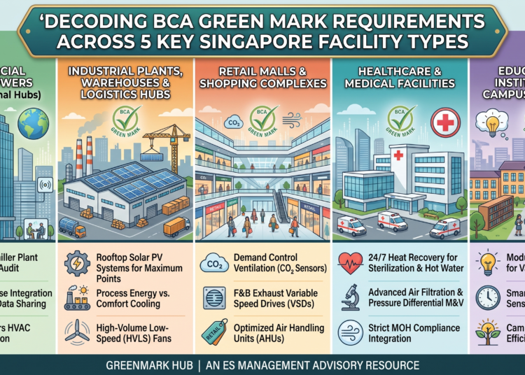 5 Key BCA Green Mark Facility Types