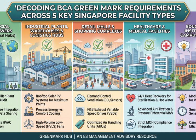 5 Key BCA Green Mark Facility Types