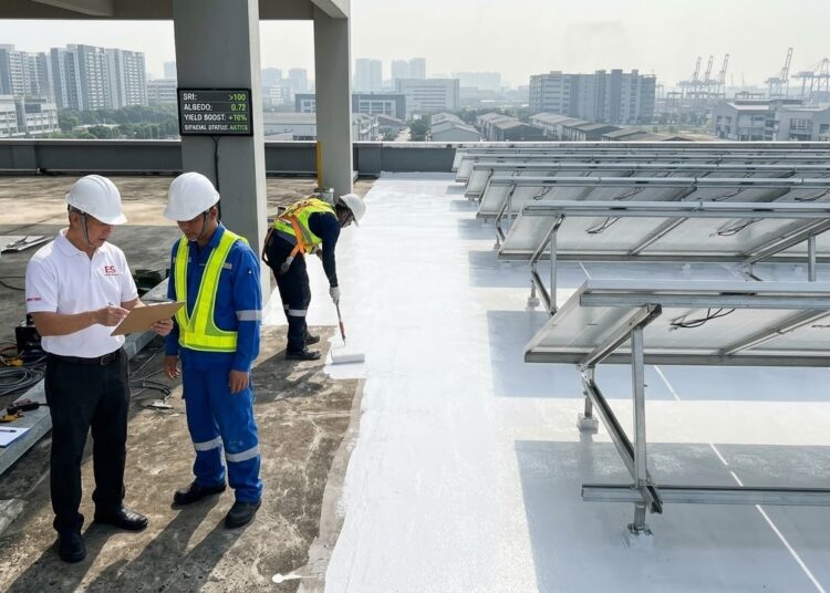 Bifacial Rooftop Solar & Albedo Enhancement: Bridging the Green Mark Chiller Gap “On Paper”